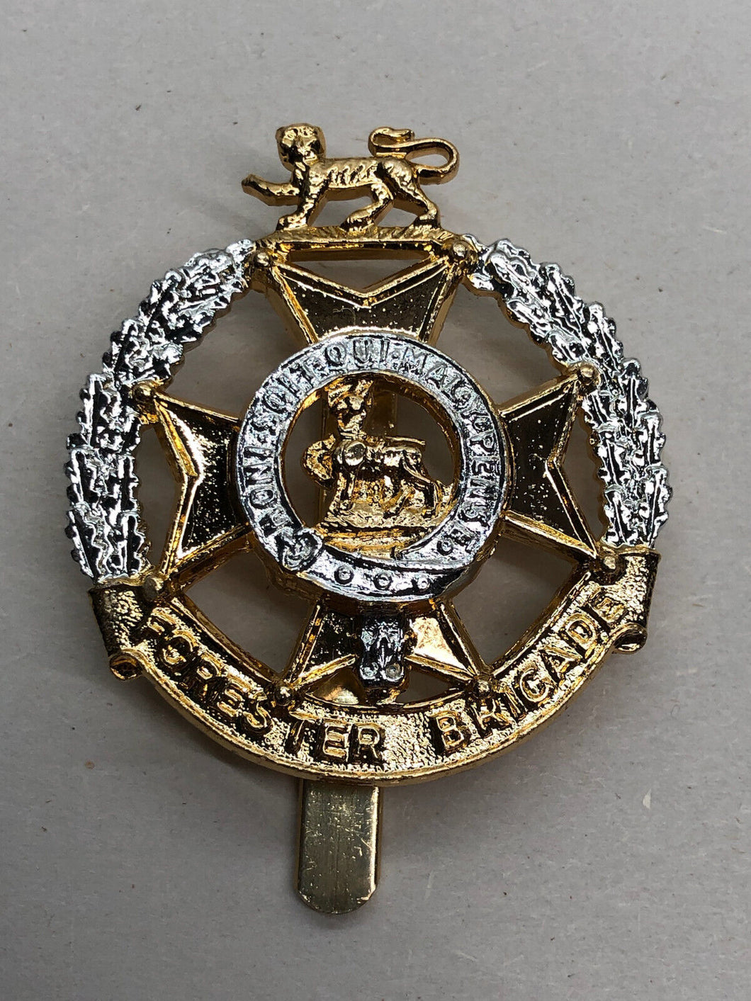 Genuine British Army Cap Badge - Forester Brigade