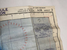 Load image into Gallery viewer, Original WW2 British Army / RAF Bases Map - North East England
