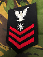 Genuine US Navy Quatermaster Patch / Badge - The Militaria Shop