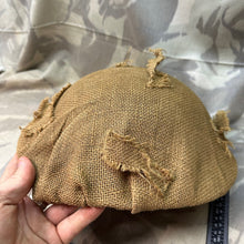 Load image into Gallery viewer, WW2 British Army Style Combat Helmet &amp; Hessien Cover - Complete with Liner

