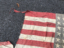 Load image into Gallery viewer, Original WW2 US Army 48 Stars &amp; Stripes Flag - Well Worn
