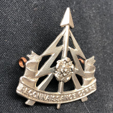 Load image into Gallery viewer, Genuine British Army Brass Cap Badge - Reconnaissance Corps - The Militaria Shop

