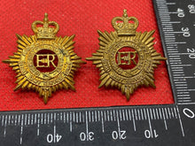 Load image into Gallery viewer, Original Pair of British Army Royal Army Service Corps Collar Badges
