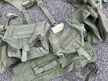 Load image into Gallery viewer, Original British Army 58 Pattern Webbing Rig Set Up - Belt, Pouches, Roll
