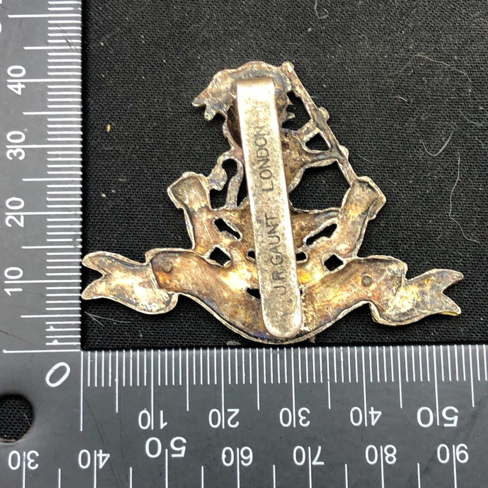 Original WW2 British Army Cap Badge - 33rd Regiment of Foot - The Militaria Shop