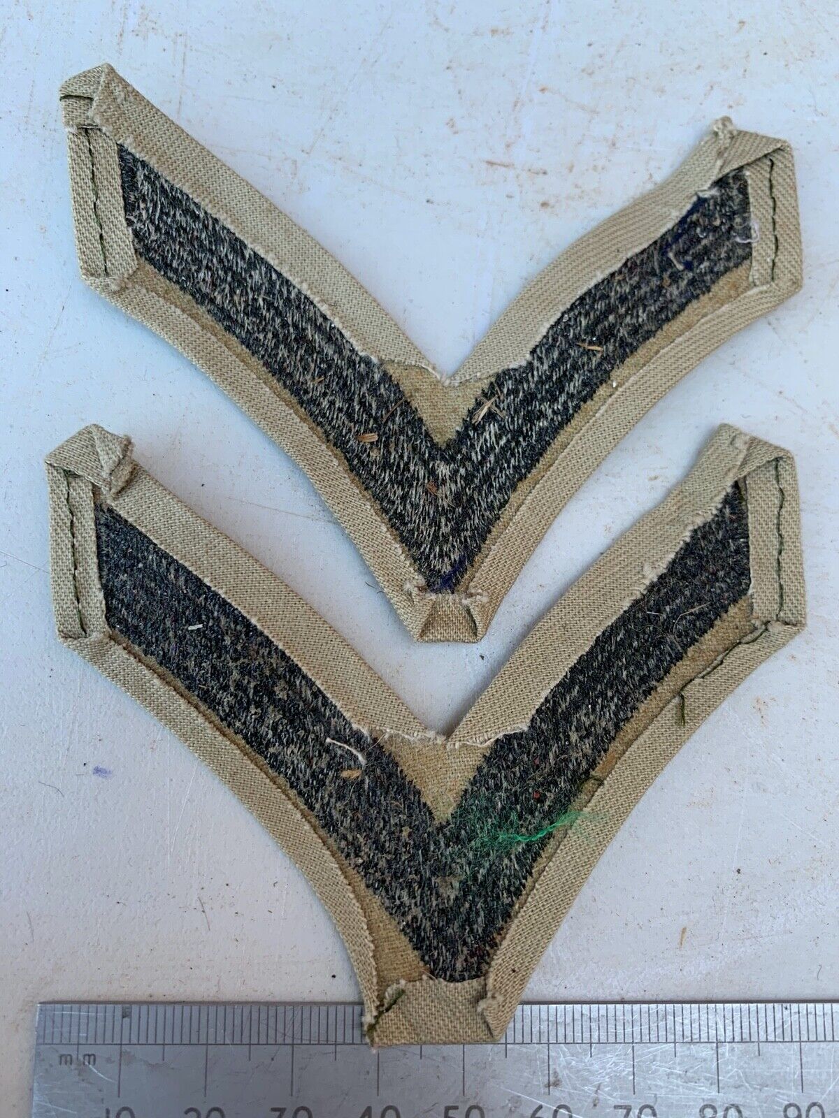 Pair of USMC United States Marine Corps Army Rank Chevrons - Private First Class - The Militaria Shop
