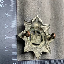 Load image into Gallery viewer, Original WW1 British Army The Devonshire Regiment Cap Badge
