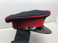 Load image into Gallery viewer, Original British Army WW2 Royal Artillery Officers Cap - Size 54cm
