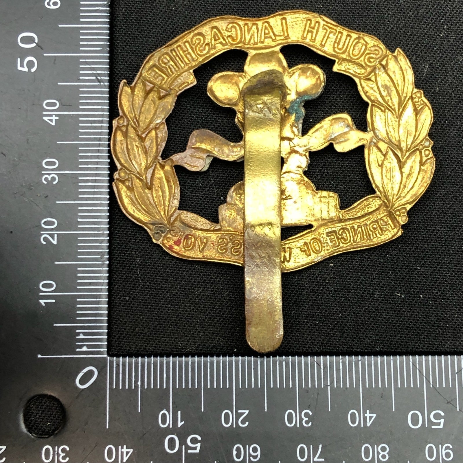 Original WW2 British Army Cap Badge - South Lancashire Regiment - The Militaria Shop
