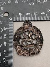 Load image into Gallery viewer, Original WW2 British Army 1st Bn. Monmouthshire Regiment Cap Badge
