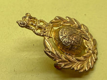 Load image into Gallery viewer, Original British Royal Marines Issue - Queens Crown Cap Badge
