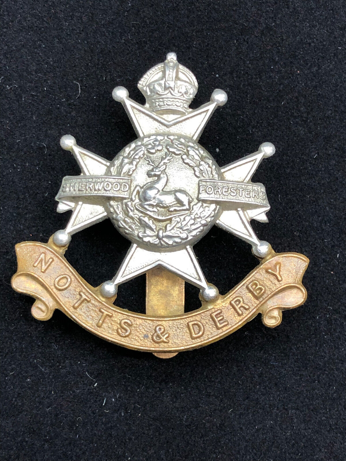 Original WW2 British Army Notts & Derby Regiment Cap Badge | For Sale ...