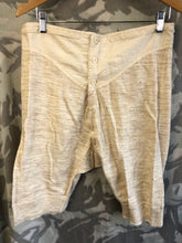 Load image into Gallery viewer, Original WW2 British Army Officers Long Johns / Shorts 1944 Dated 34&quot; Waist
