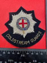 Load image into Gallery viewer, British Army Bullion Embroidered Blazer Badge - Coldstream Guards
