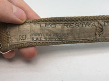 Load image into Gallery viewer, Original British Army Paratroopers Leg Restraint Strap - WW2 37 Pattern
