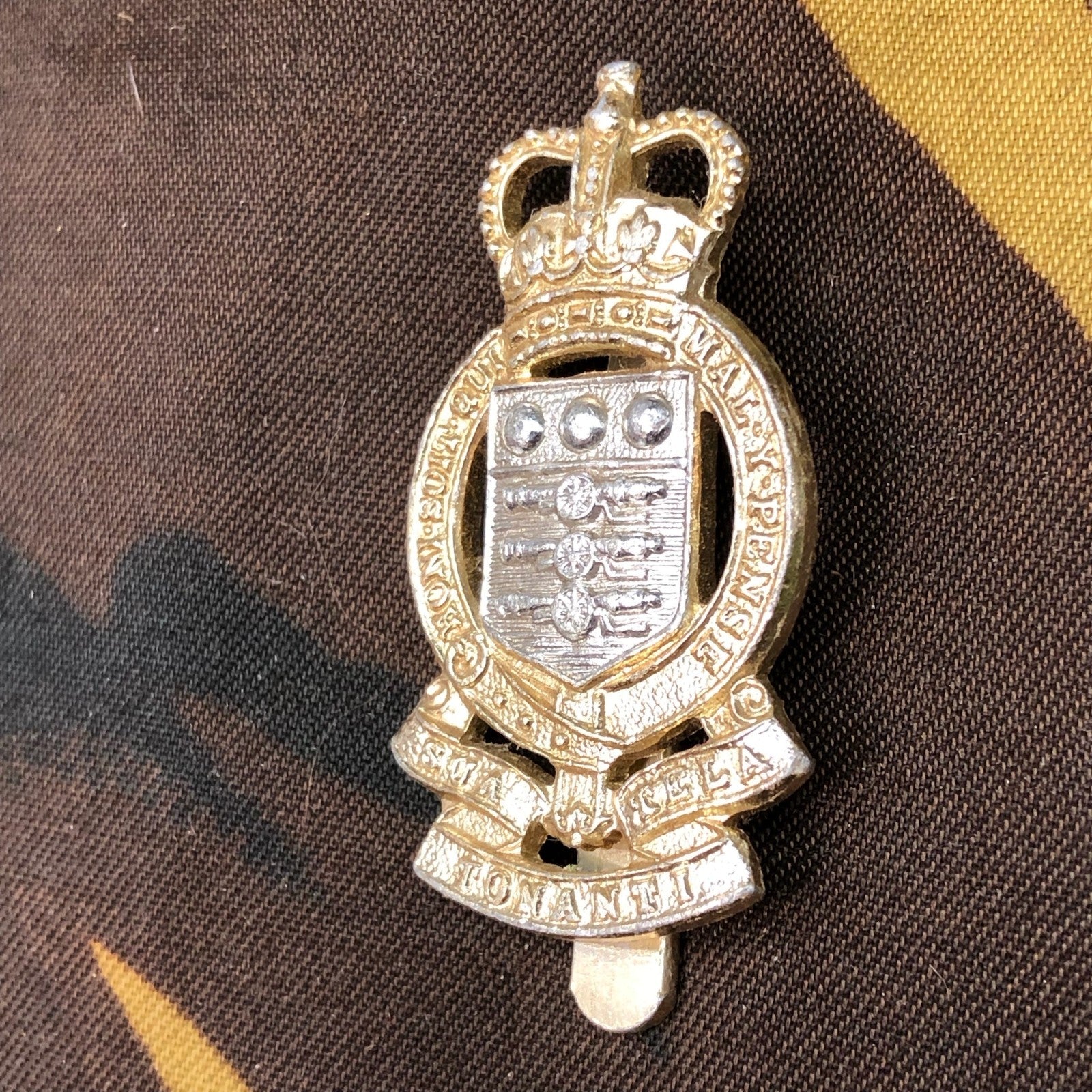 Original British Staybrite Army Cap - Royal Army Ordnance Corps - The Militaria Shop