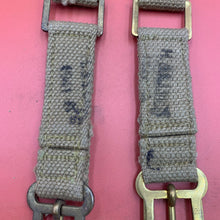 Charger l&#39;image dans la galerie, Original WW2 British Army 37 Pattern Webbing Brace Adaptors Pair
