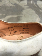 Genuine British Army Women's White Summer Shoes - WW2 Pattern - Size UK 2 L - The Militaria Shop