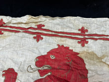 Charger l&#39;image dans la galerie, Original WW2 Scottish Royal Banner of Scotland Rampant Lion Flag - Vehicle Flag
