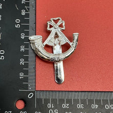 Load image into Gallery viewer, Genuine British Light Infantry Staybrite Cap Badge
