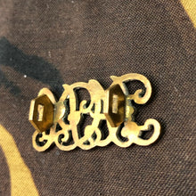 Load image into Gallery viewer, Genuine British Army WW1 Brass Shoulder Title - Royal Army Pay Corps RAPC - The Militaria Shop
