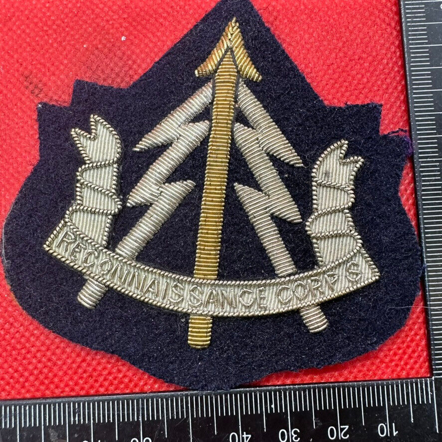 British Army Bullion Embroidered Blazer Badge - Reconnaissance Corps