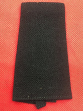 Load image into Gallery viewer, Genuine British Army Black Slip on Epaulette Shoulder Board Single
