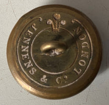 Load image into Gallery viewer, Victorian Crown 5 Dragoon Guards brass tunic button - approx 24mm / 1 inch.
