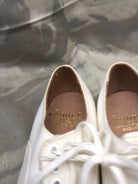 Genuine British Army Women's White Summer Shoes - WW2 Pattern - Size UK 6 M - The Militaria Shop