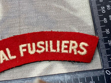 Load image into Gallery viewer, WW2 British Army - Royal Fusiliers Shoulder Title
