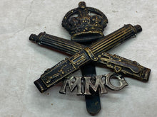 Load image into Gallery viewer, Original WW1 British Army MMG Motor Machine Gun Corps Cap Badge
