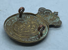 Original Victorian Crown British Army 7th Queen's Own Hussars Cap Badge - The Militaria Shop