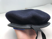 Load image into Gallery viewer, Genuine British Army Military Soldiers Beret Hat - Navy Blue - Size 56cm
