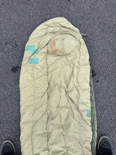 Load image into Gallery viewer, Original US Army Korea/Vietnam Era Sleeping Bag Mountain M1949 OD- Size Regular
