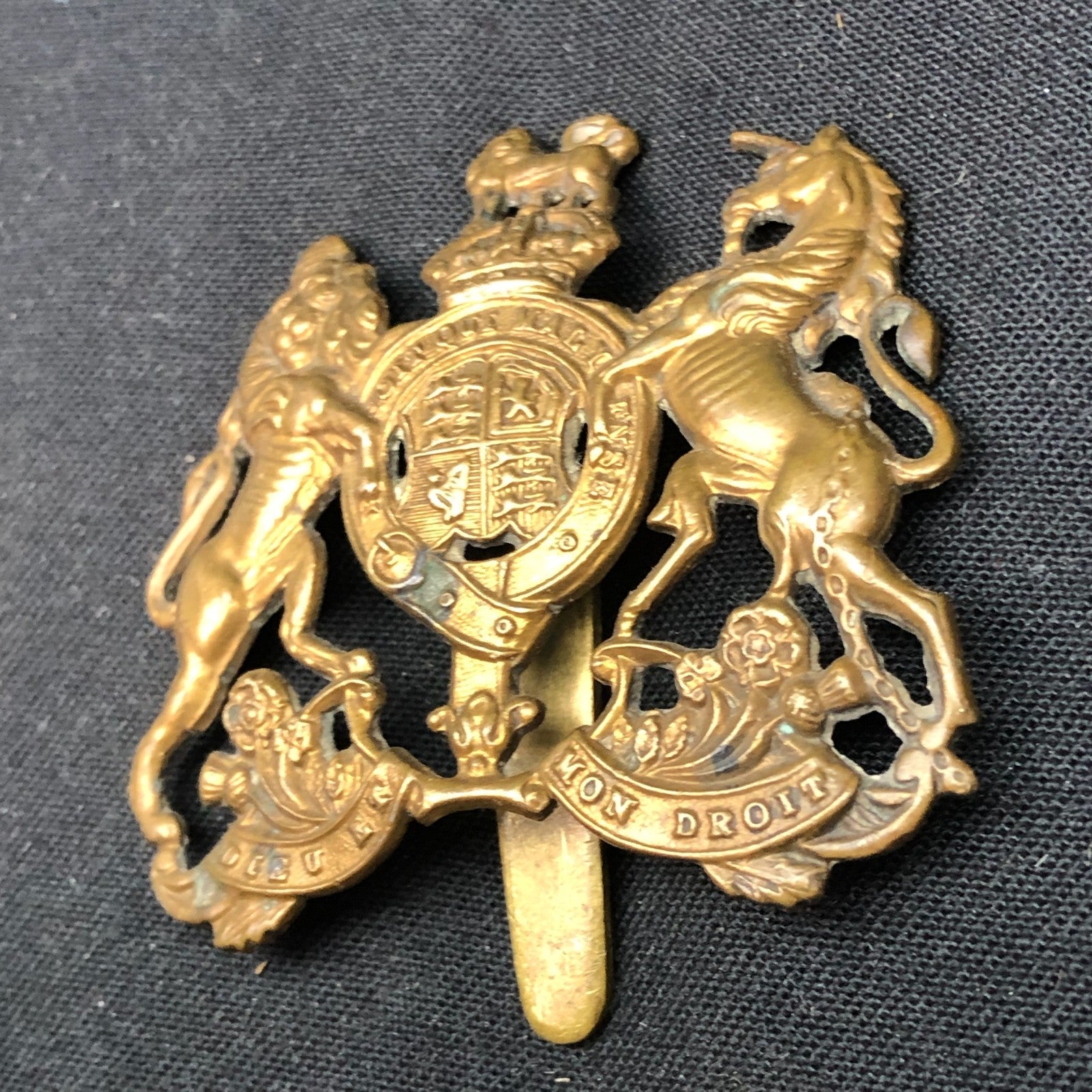 Original WW1 WW2 British Army General Service Corps Cap Badge For original-ww1-ww2-british-army-general-service-corps-cap-badge-for
