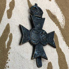Original WW1 British Army Cap Badge - 16th London Regiment Queen's Westminster - The Militaria Shop