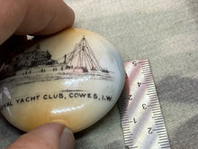 Load image into Gallery viewer, Original Crested China Ware Royal Yacht Club Button - COWES - Isle of Wight
