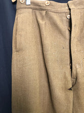 Load image into Gallery viewer, Original WW2 British Army Dress Trousers - Size 32&quot; Waist - The Militaria Shop
