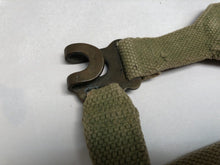 Load image into Gallery viewer, Original WW2 British Army 37 Pattern Canvass L Strap - 1941 Date MECo
