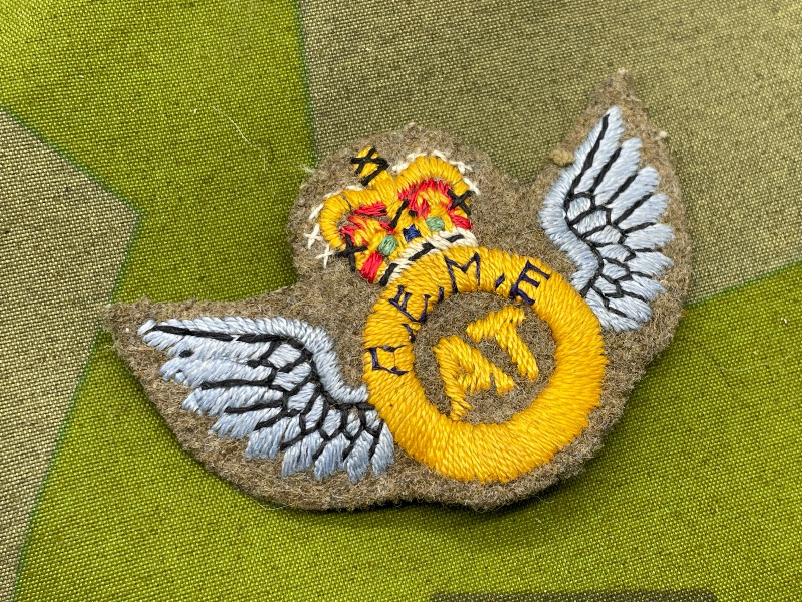 Original REME Aircraft Technician Wings Qualification Badge - The Militaria Shop
