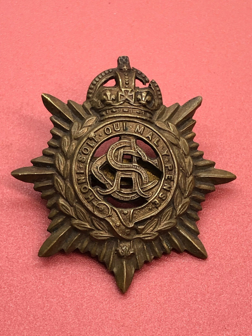 Original WW1 British Army Royal Army Service Corps Sweetheart Brooch