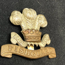 Load image into Gallery viewer, Original WW2 British Army Cap Badge - Pembroke Yeomanry - The Militaria Shop
