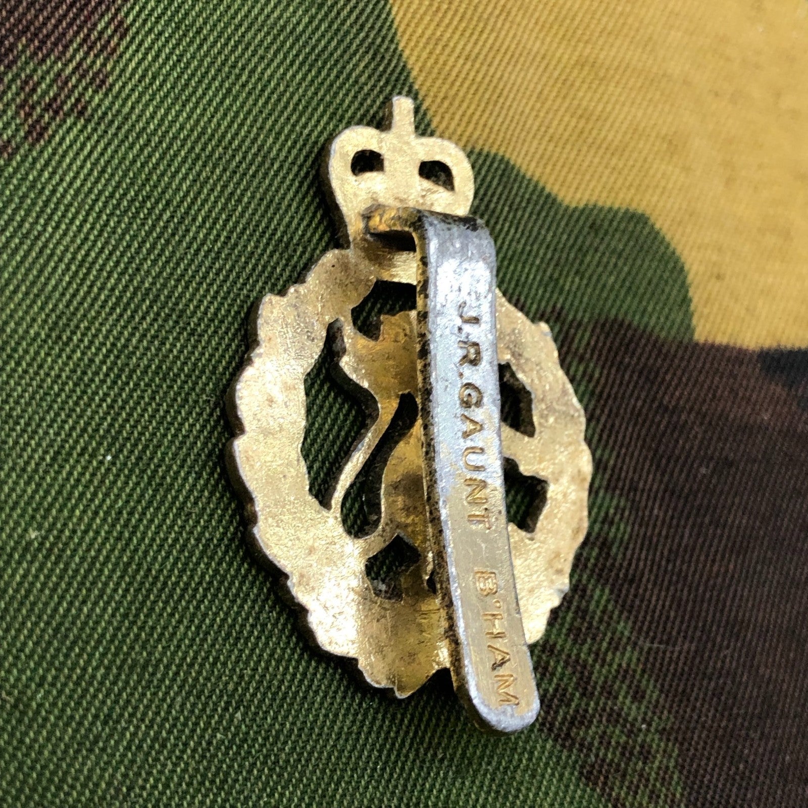 Original British Staybrite Army Cap Badge - Women's Royal Army Corps - The Militaria Shop