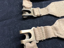 Load image into Gallery viewer, Original WW2 British Army 37 Pattern Khaki L-Straps Webbing - Wartime Dated
