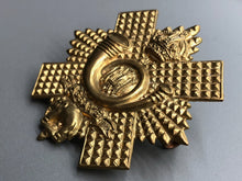 Load image into Gallery viewer, Original WW2 British Army Highland Light Infantry HLI Scottish Cap Badge
