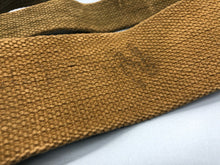 Load image into Gallery viewer, Original WW2 British Army Tan Webbing Shoulder Strap 37 Pattern
