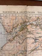 Original WW2 British Army GSGS OS Map of Wales - Barmouth & Aberystwyth - The Militaria Shop