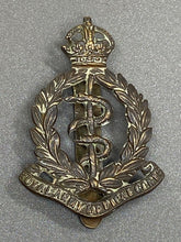 Load image into Gallery viewer, Original WW1 / WW2 British Army Royal Army Medical Corps Cap Badge
