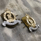 Genuine British Army Adjutant General's Corps Collar Badges Pair - The Militaria Shop