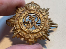 Load image into Gallery viewer, Original WW2 GVI British Army - Royal Army Medical Corps Cap / Collar Badge
